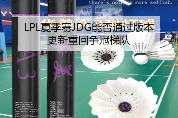 LPL夏季赛JDG能否通过版本更新重回争冠梯队